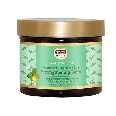 African Pride Feel It Formula Hair Strengthening Balm 4 Oz