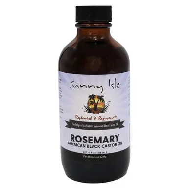 Sunny Isle Rosemary Jamaican Black Castor Oil 4 Oz