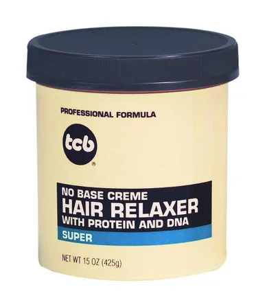 Tcb Hair Relaxer No Base Creme Super Jar 15 Oz