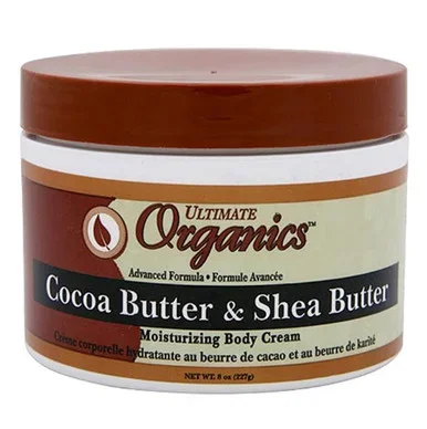 Ultimate Organic Cocoa Butter & Shea Jar 8 oz